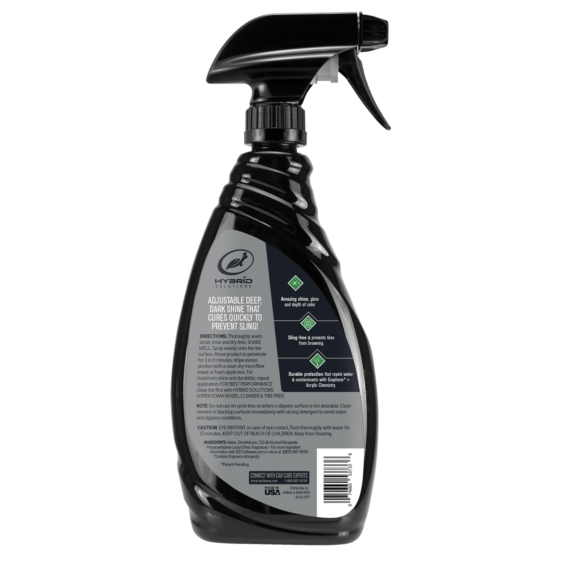 Turtle Wax Hybrid Solutions Graphene Acrylic Tire Shine Coating 23 fl oz