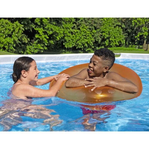 Bestway 24' x 12' x 52" Power Steel Rectangular Above Ground Pool Set (Used)