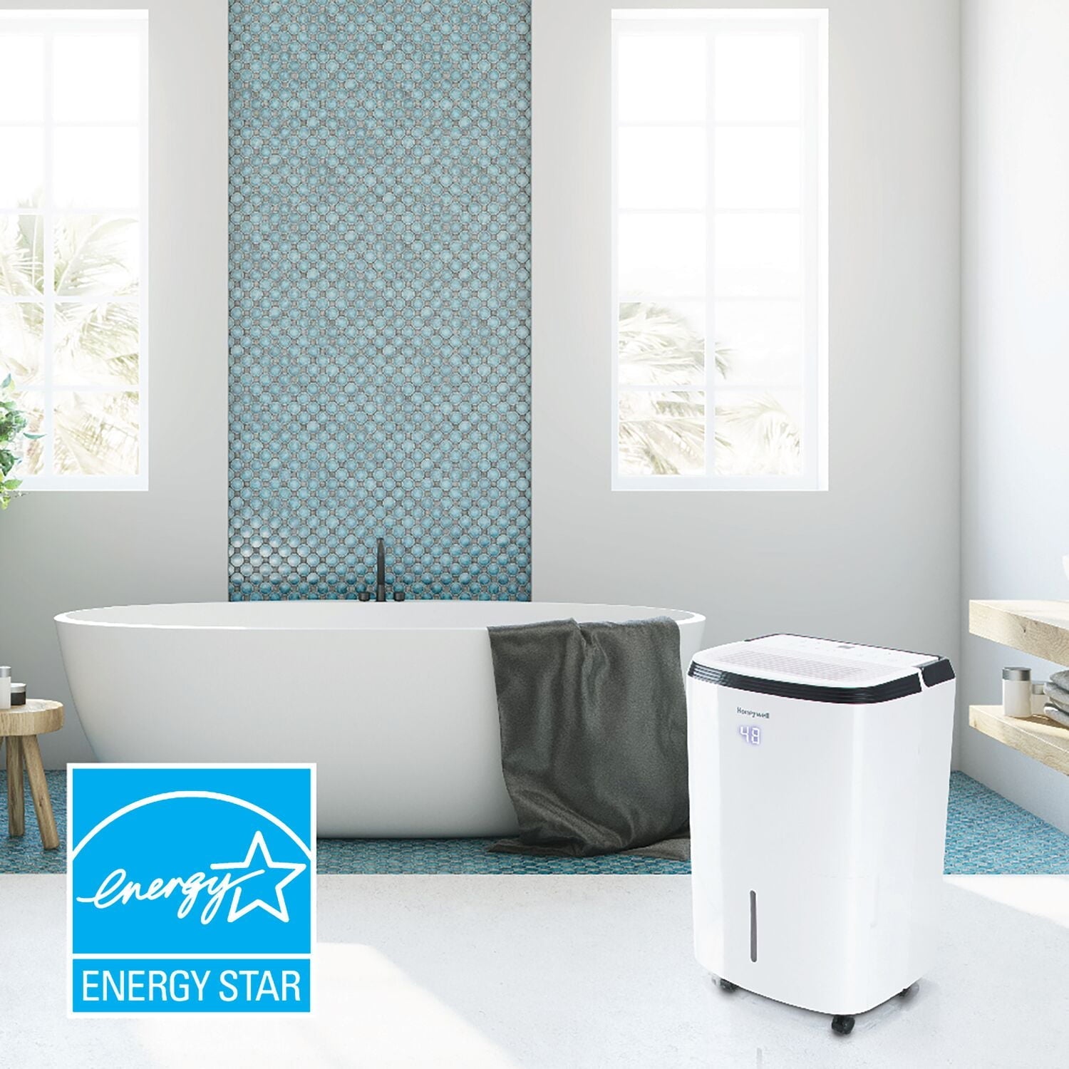 Honeywell 70 Pint Energy Star Dehumidifier Up to 4000 Sq. Ft., TP70AWKNR