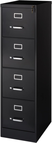 Workpro - File Cabinet - Letter Size Steel Vertical File, 4-Drawer - 22" D X 52"