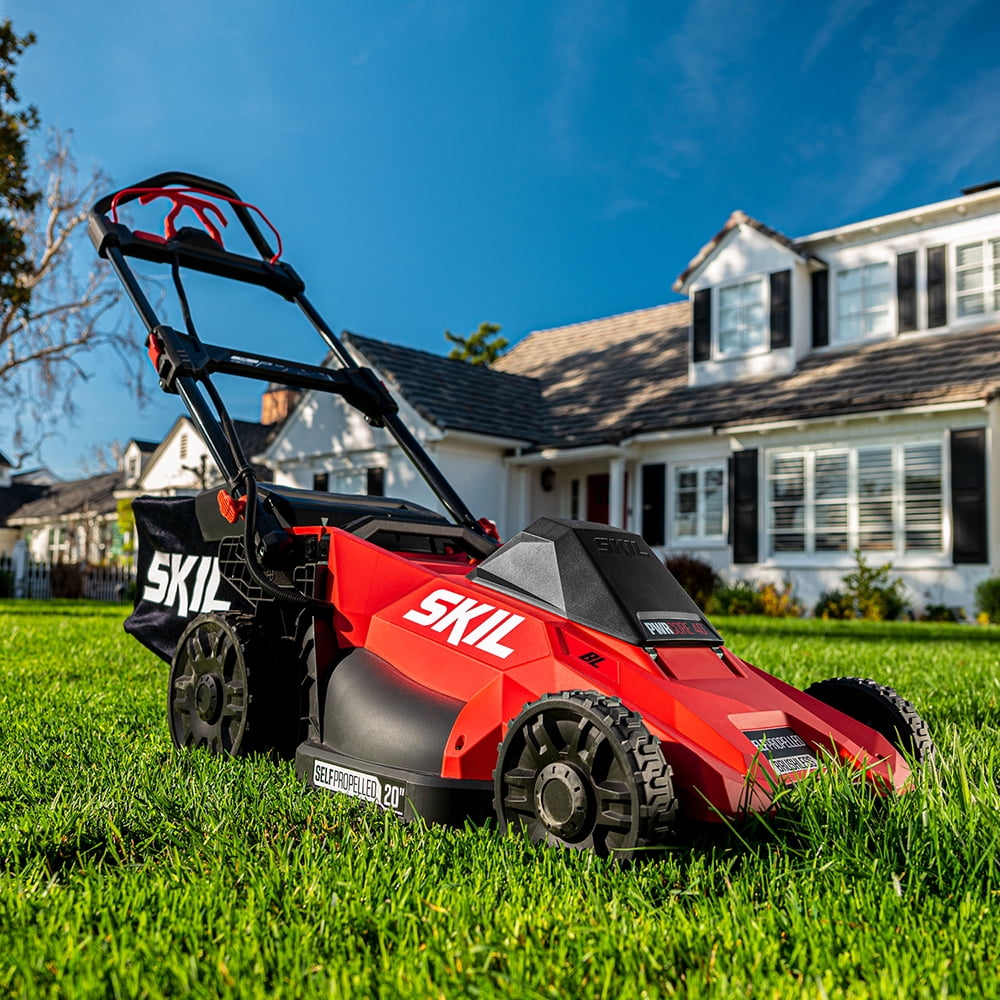SKIL SM4910-10 PWR CORE 40 Brushless 40V Self-Propelled Mower Kit w/5.0Ah Battery & Charger