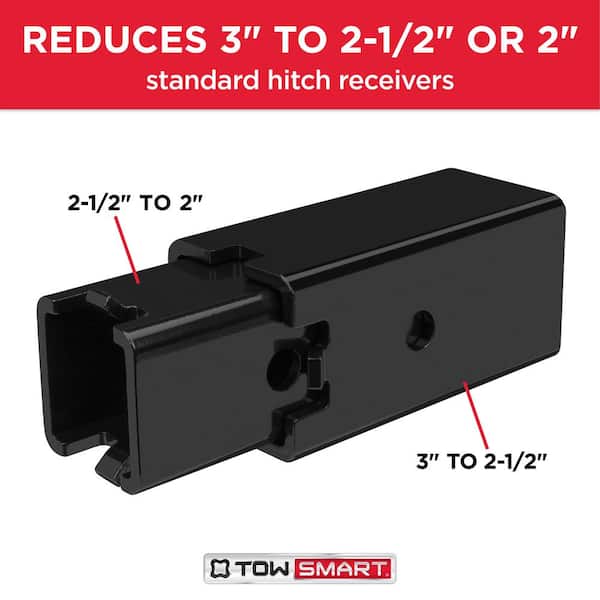 Class 3/4 to Class V Receiver Adapter, Fits Up to 3 in. Receivers