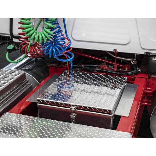 24 in. Diamond Tread Aluminum In-Frame Top Mount Truck Tool Box