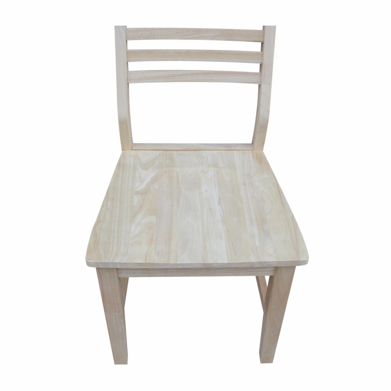 International Concepts Aspen Slat Back Dining Chairs - Set of 2