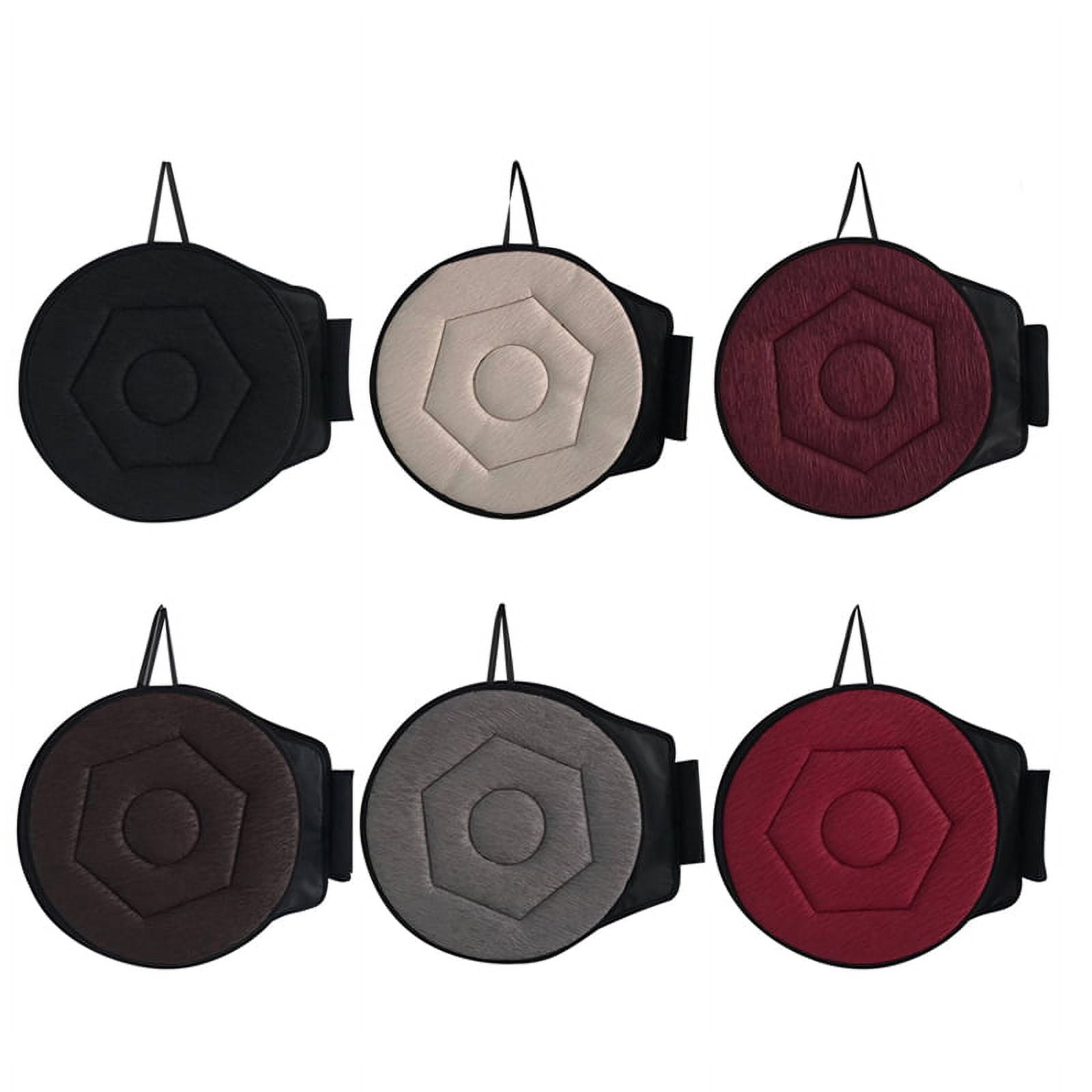 360 Degree Rotate Swiveling Car Seat Cushion Easy In Out Soft Seat Pad