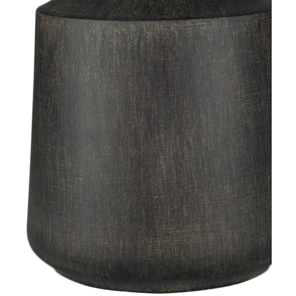 Layla 17.5 in. Black Indoor Table Lamp