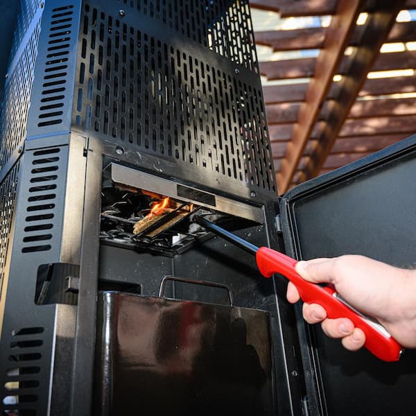 Gravity 800 Digital Charcoal Grill, Griddle and Smoker Combo in Black Plus Cover Bundle