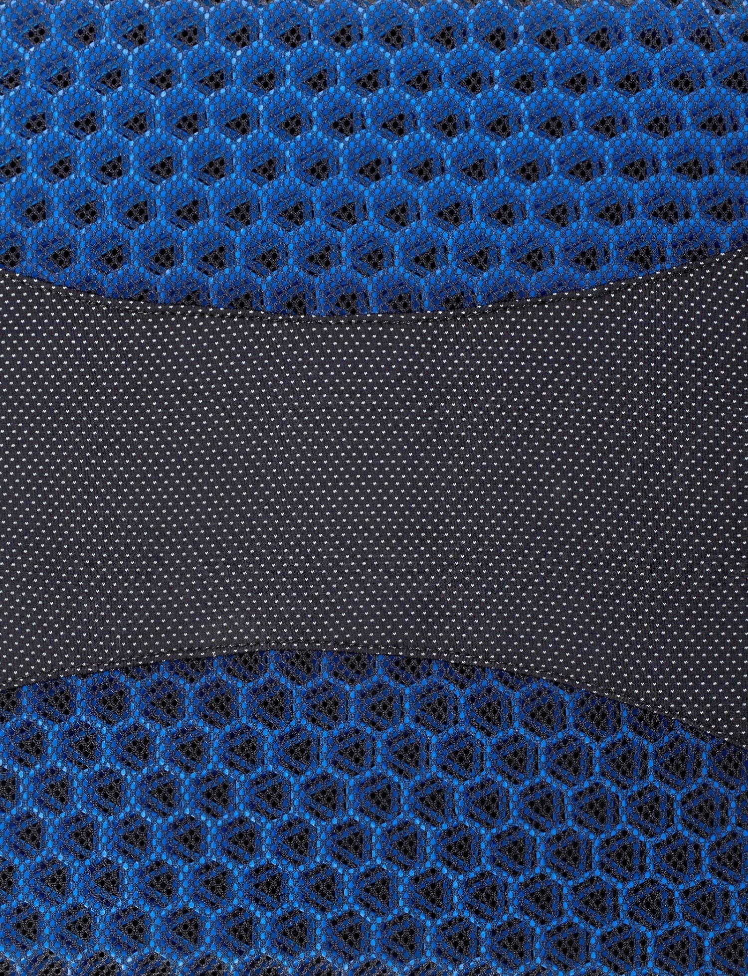 Auto Drive Car Seat Cushion Hex Gel Black and Blue Universal Fit, 19CU22, 1 Piece