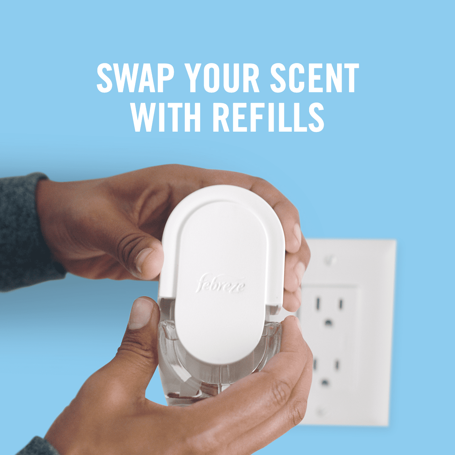 Febreze PLUG Air Freshener, Variety Pack, (3) .87 fl. oz. Oil Refills