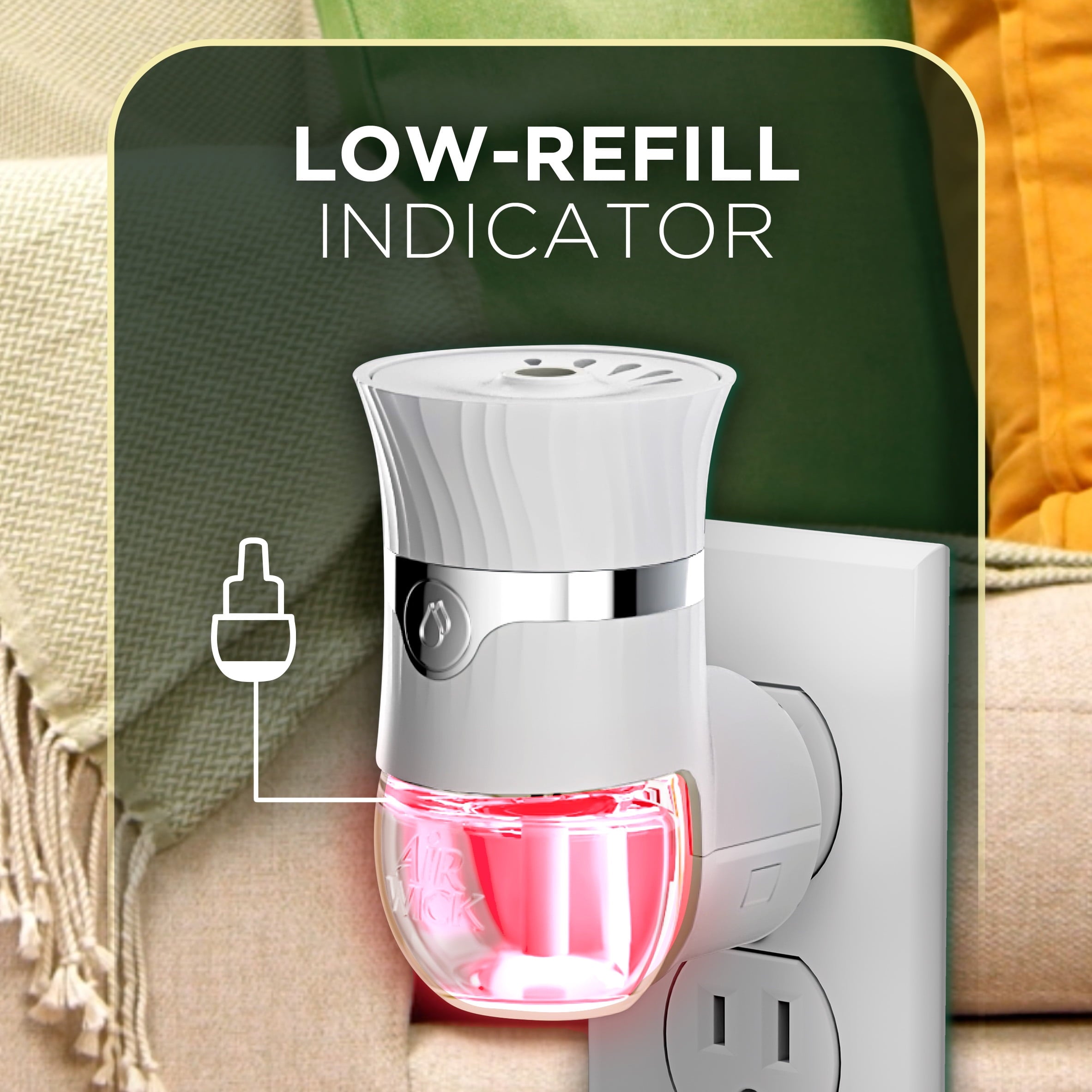 Air Wick Plug in Scented Oil Advanced Gadget, 1ct, Air Freshener, Essential Oils