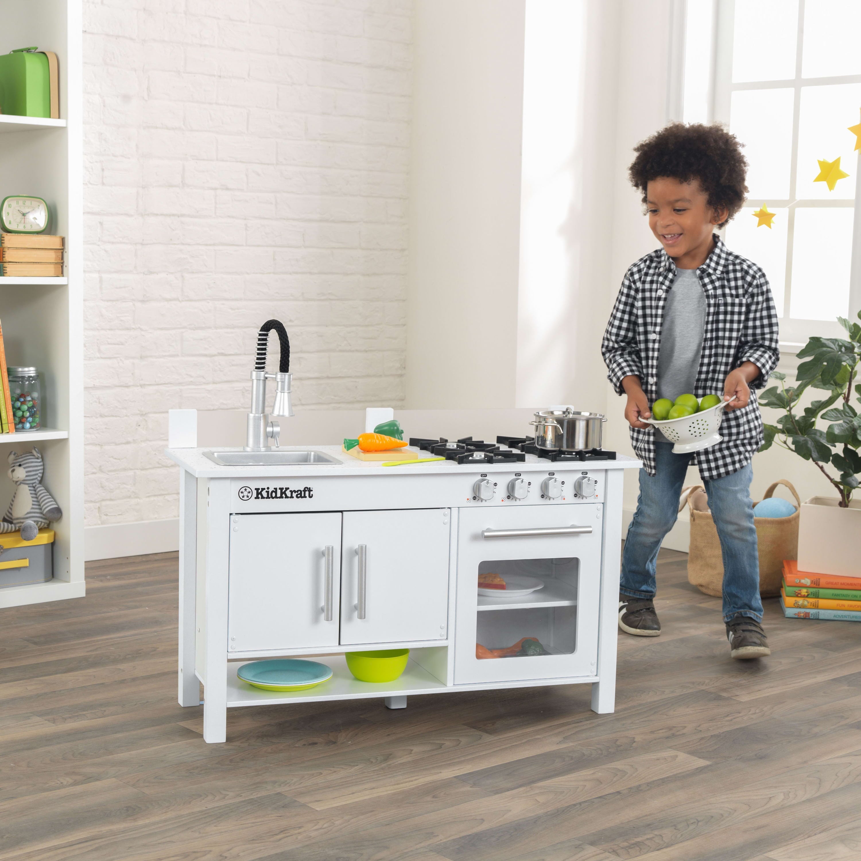 Wooden Little Cook's Work Station Play Kitchen