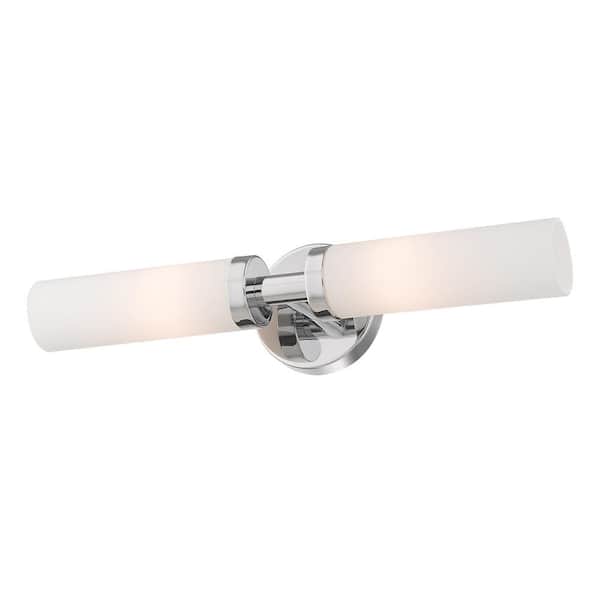 Aspen 2 Light Polished Chrome ADA Bath Vanity