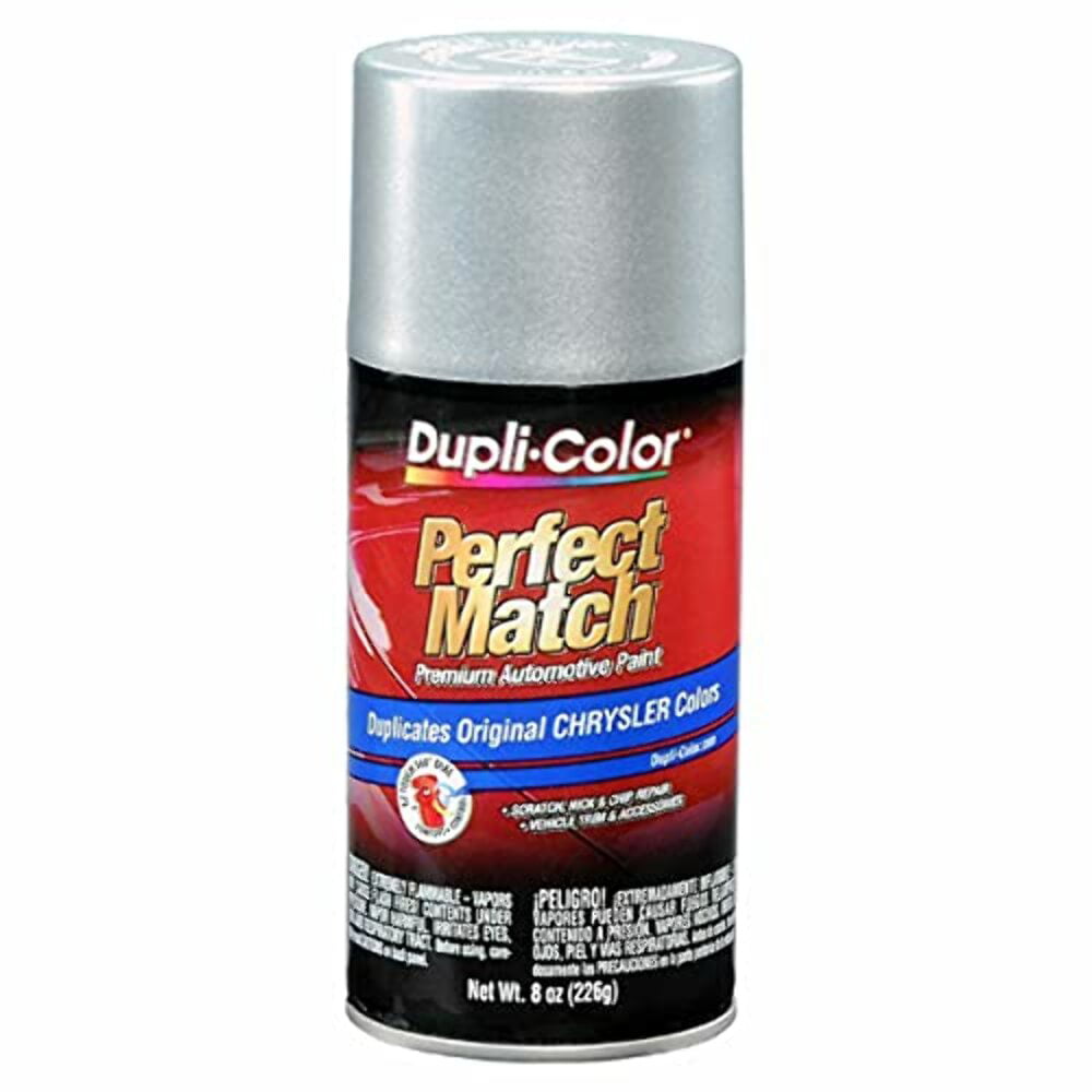Dupli-Color EBCC0410 Bright Silver Metallic Chrysler Perfect Match Automotive Paint - 8 oz. Aerosol Fits select: 1999-2016 JEEP GRAND CHEROKEE, 2015-2016 JEEP WRANGLER UNLIMITED