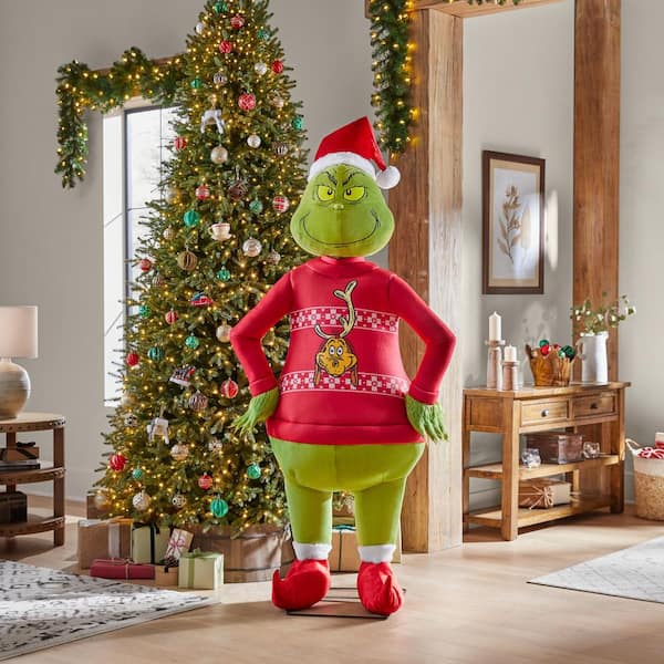 6 ft. Animated Grinch in Max Ugly Sweater