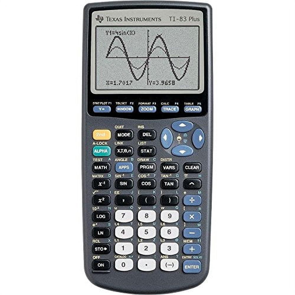 Restored Texas Instruments TI-83 Plus Programmable Graphing Calculator (Refurbished)