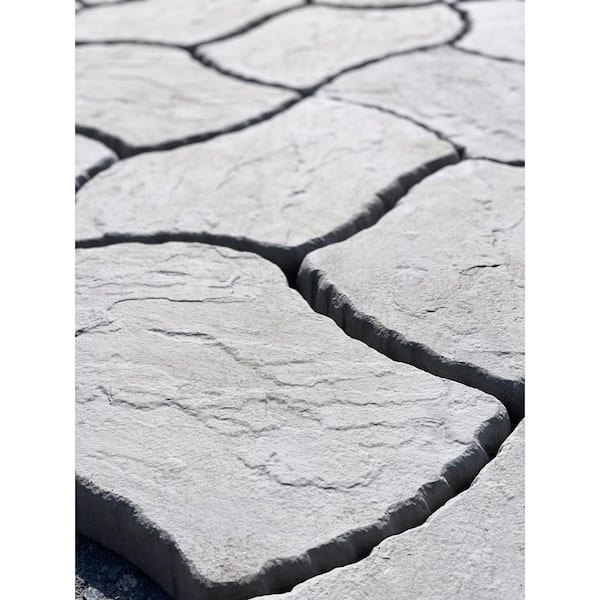 Berkshire 13 in. x 19 in. Concrete Concrete Gray Irregular Paver Kit (60-Pieces per Pallet)