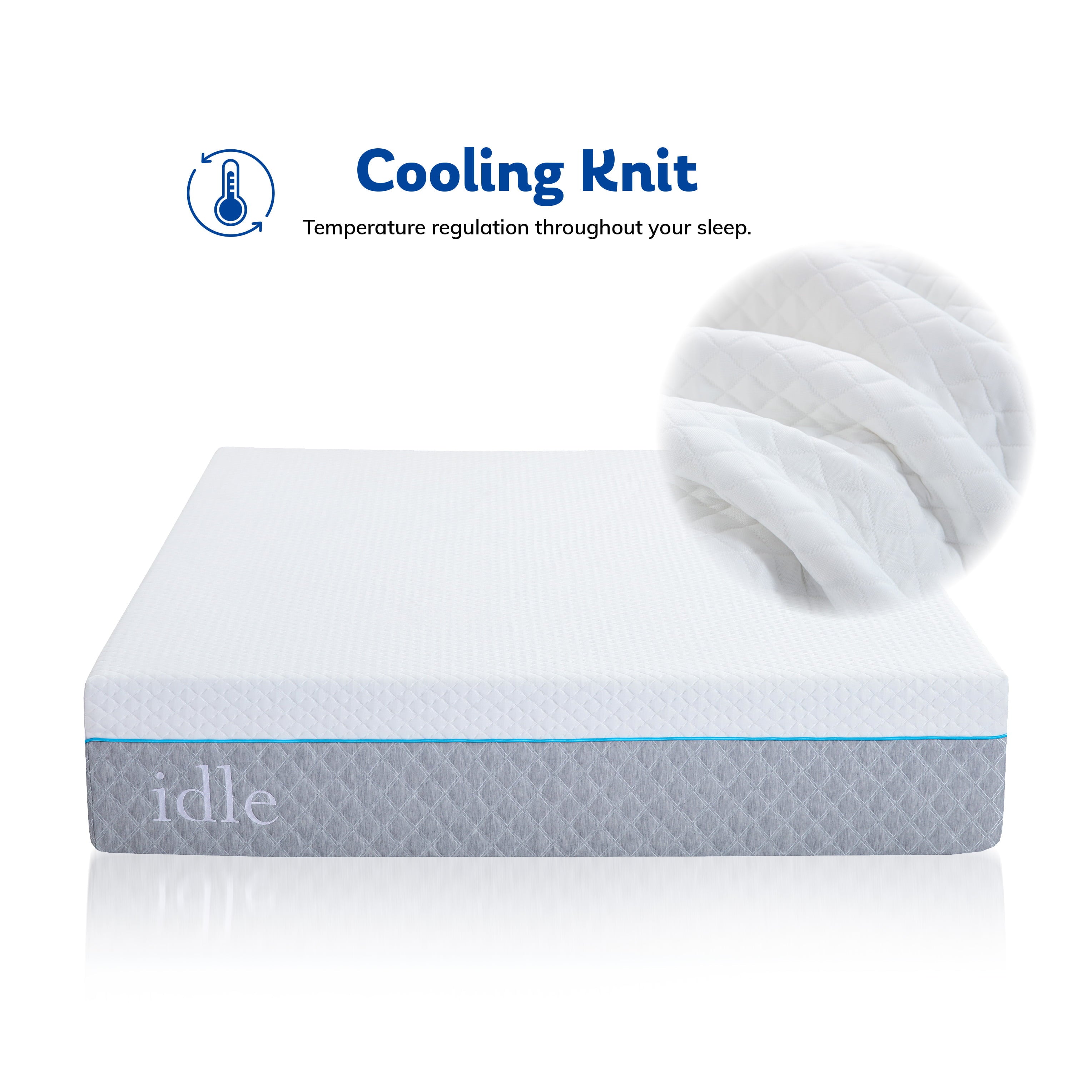 Idle 12 inch Gel Memory Foam Mattress, Twin Size Mattress in a Box, Medium