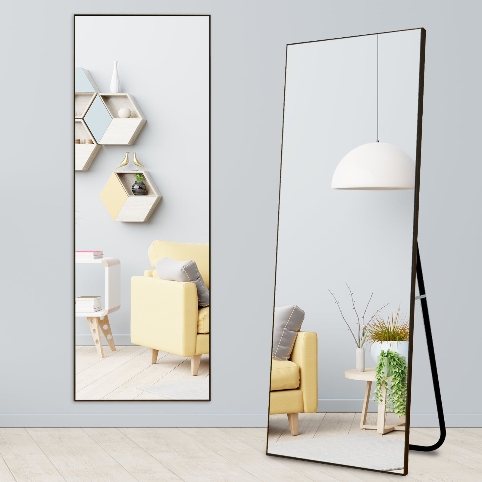 BEAUTYPEAK Full Length Mirror 58