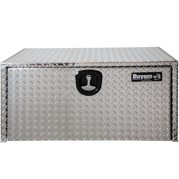 24 in. x 24 in. x 36 in. Diamond Plate Tread Aluminum Underbody Truck Tool Box