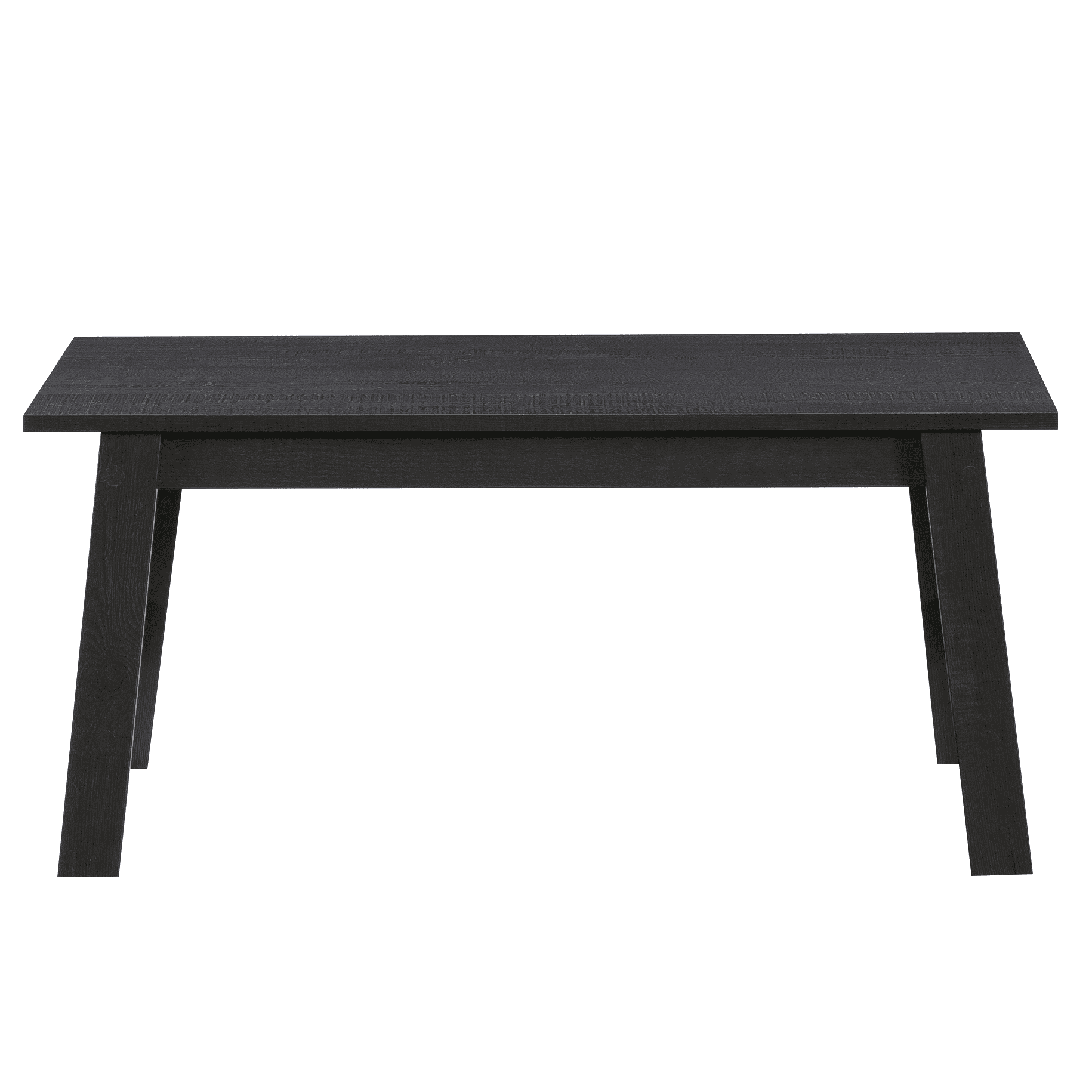 Mainstays Wood Rectangle Coffee Table, Black Finish
