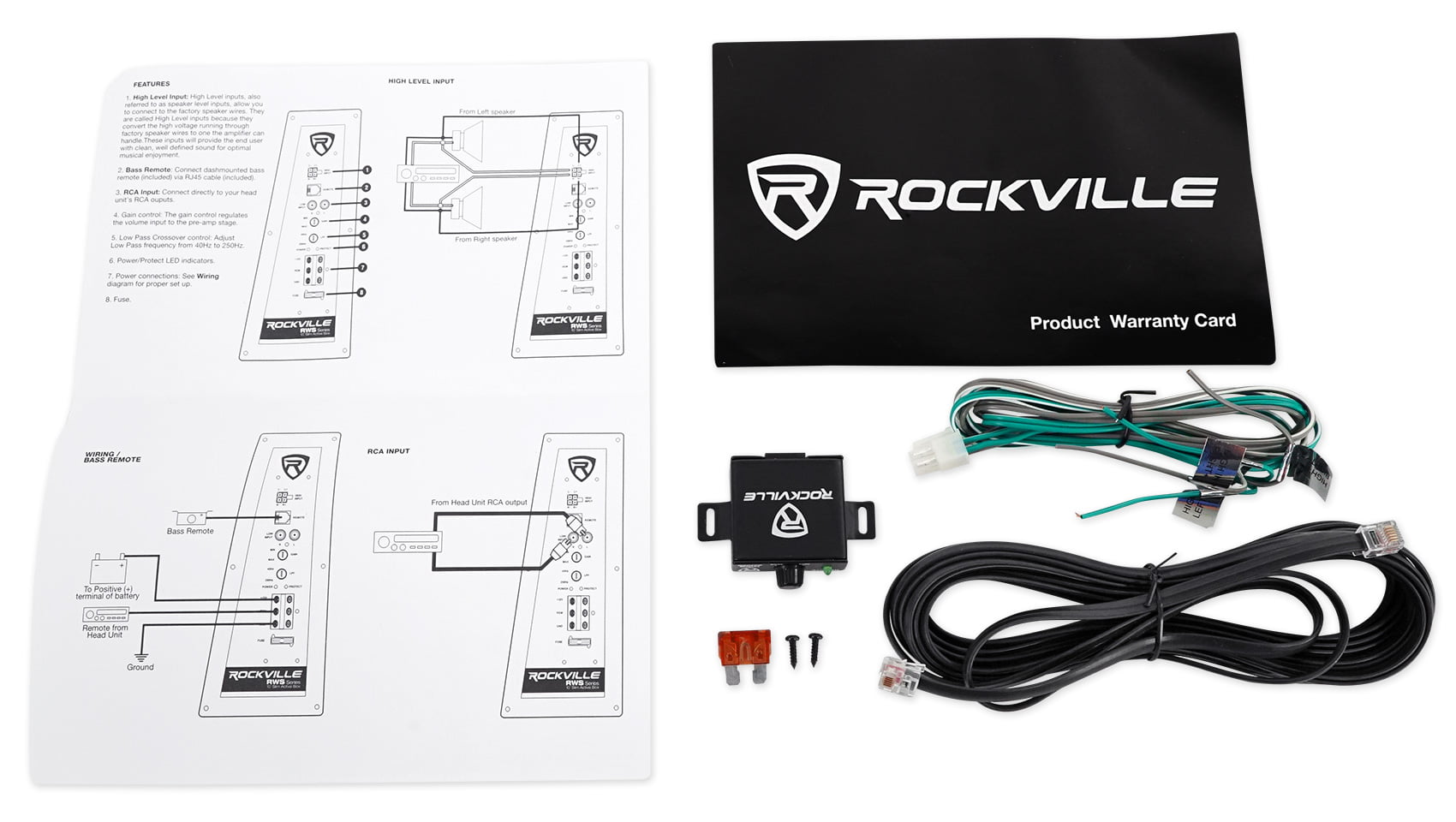 Rockville RWS12CA Slim 1200 Watt 12
