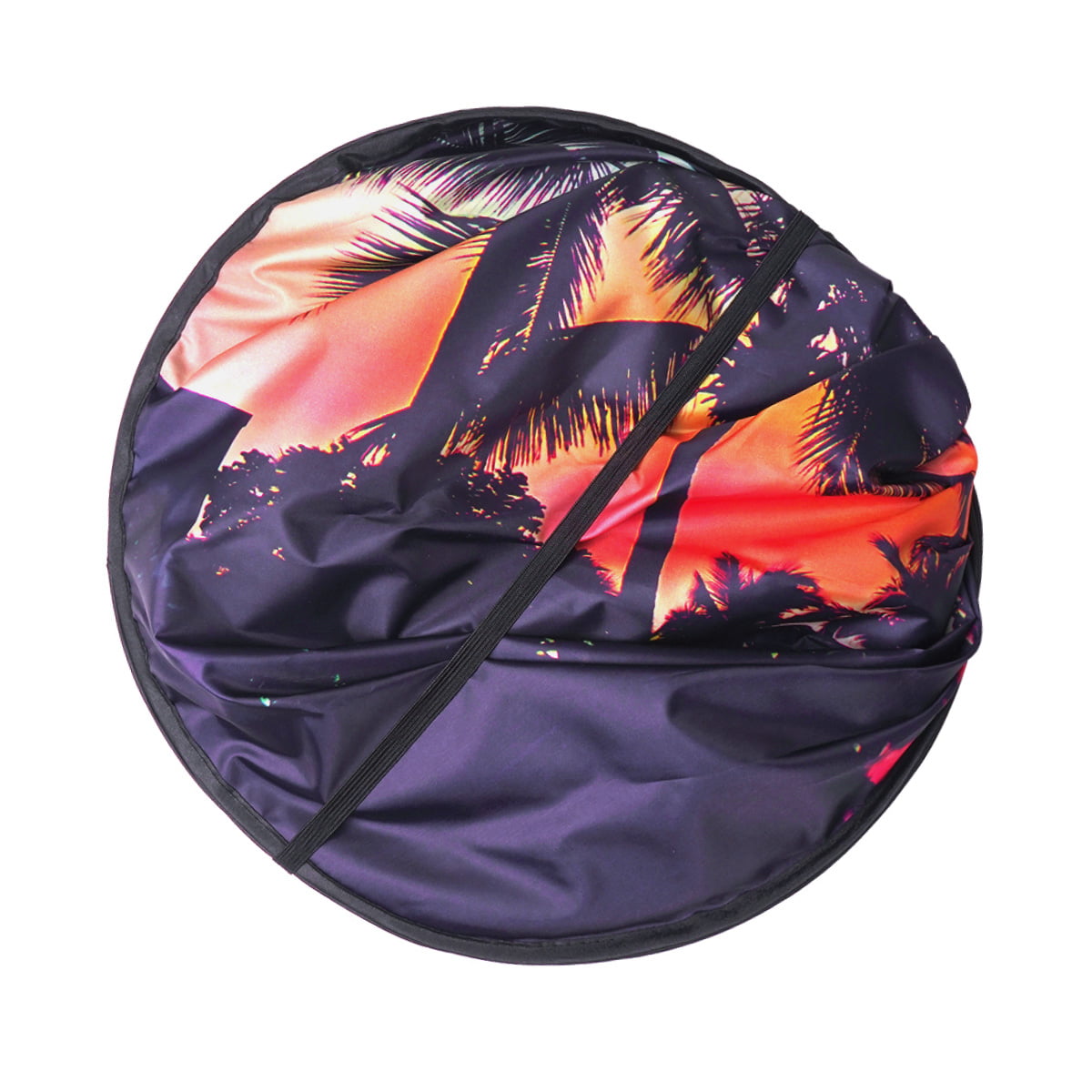 Auto Drive 2 Piece Universal Fit Most Vehicles' Windshield Super Jumbo Tropical Twist Sun Shade, 31.5