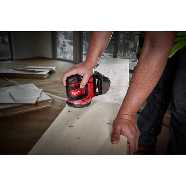 M18 18V Lithium-Ion Cordless Drill Driver/Impact Driver/Reciprocating Saw Combo Kit (3-Tool) W/ Random Orbit Sander