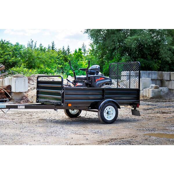 4.5 ft. x 7.5 ft. Single Axle Utility Trailer Kit with Drive-Up Gate