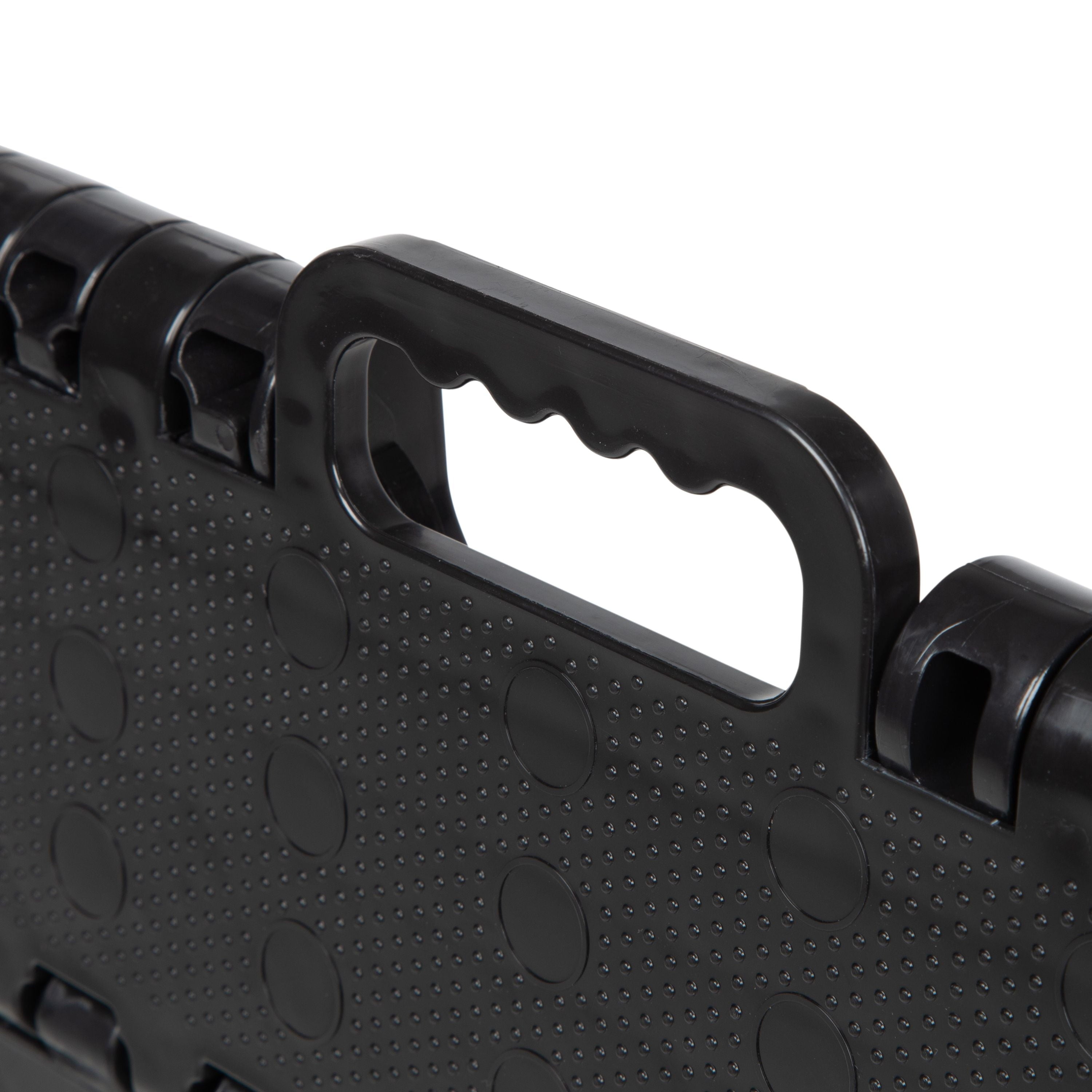 Mainstays One Step Folding Step Stool, Black Plastic