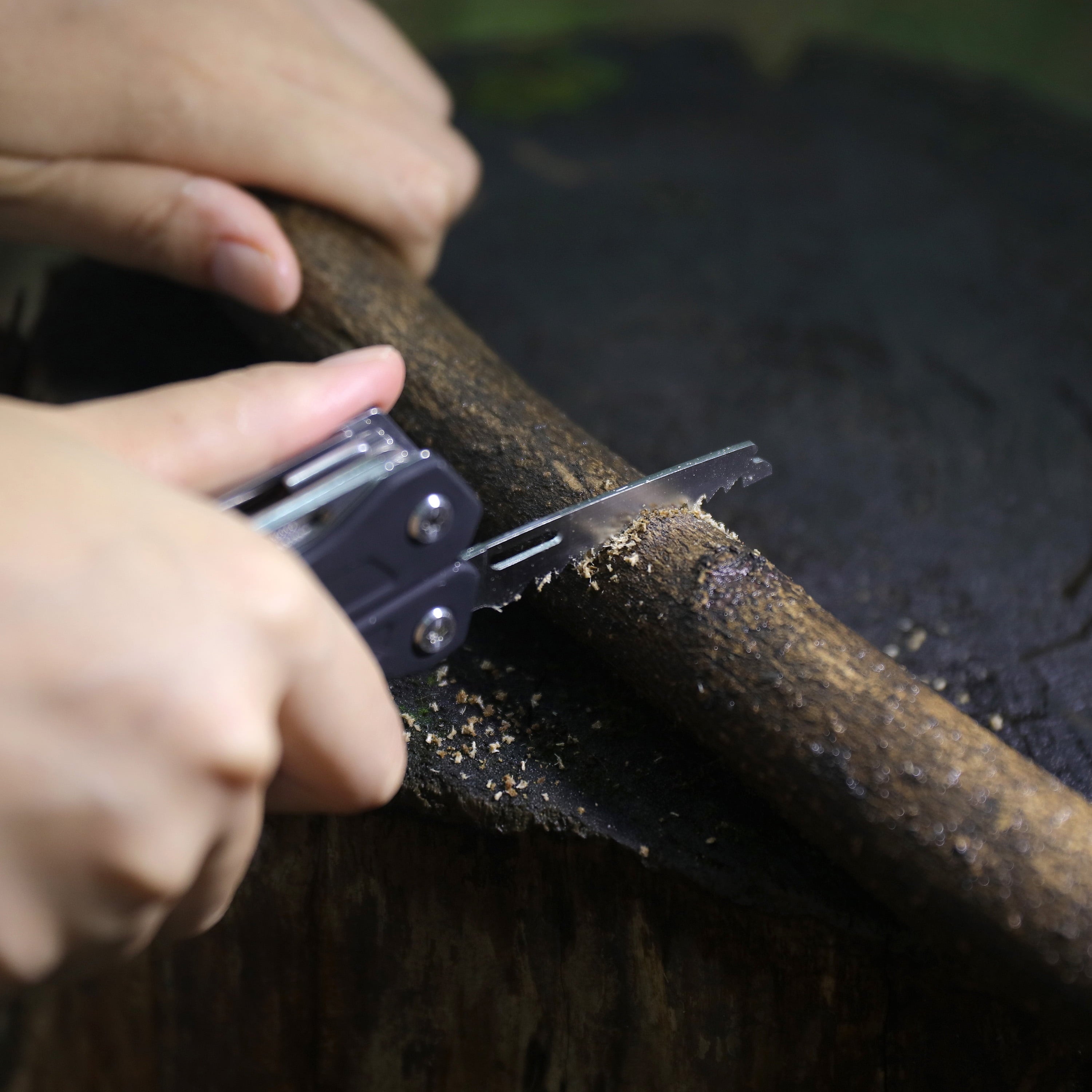 Ozark Trail 17-in-1 Multi tool, Stainless Steel, Black, Model 2119