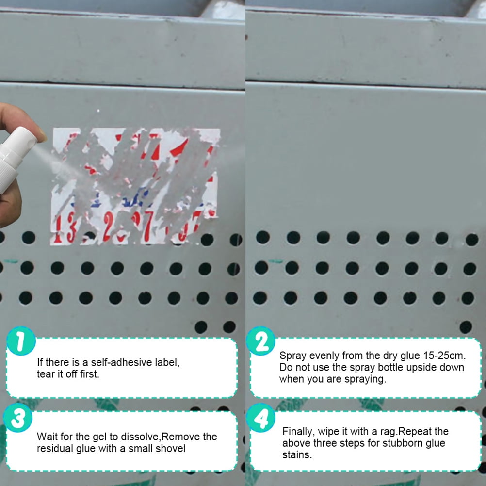 Eychin 30ml Multifunctional Sticky Residue Remover Cleaning Spray Car Glass Plastic General Cleaning Spray