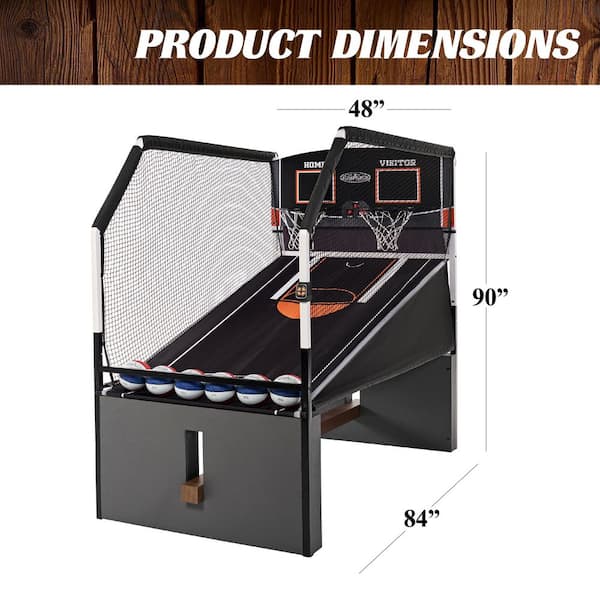 Urban Collection Arcade Basketball Game with Electronic Scoring and 7 in. Basketball Set