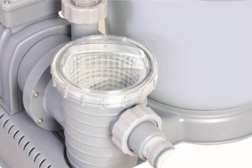 Bestway 24' x 12' x 52" Power Steel Rectangular Above Ground Pool Set (Used)