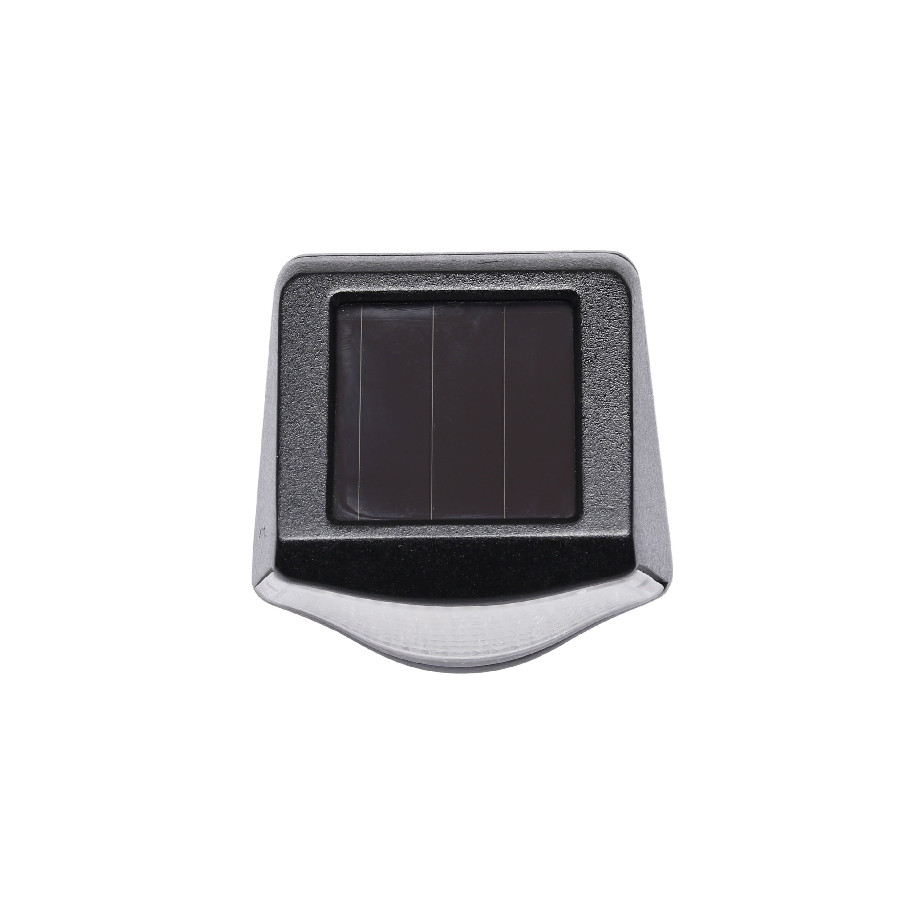 Mainstays Solar Powered Black Mountable LED Step Light, 3 Lumens (6 Count)