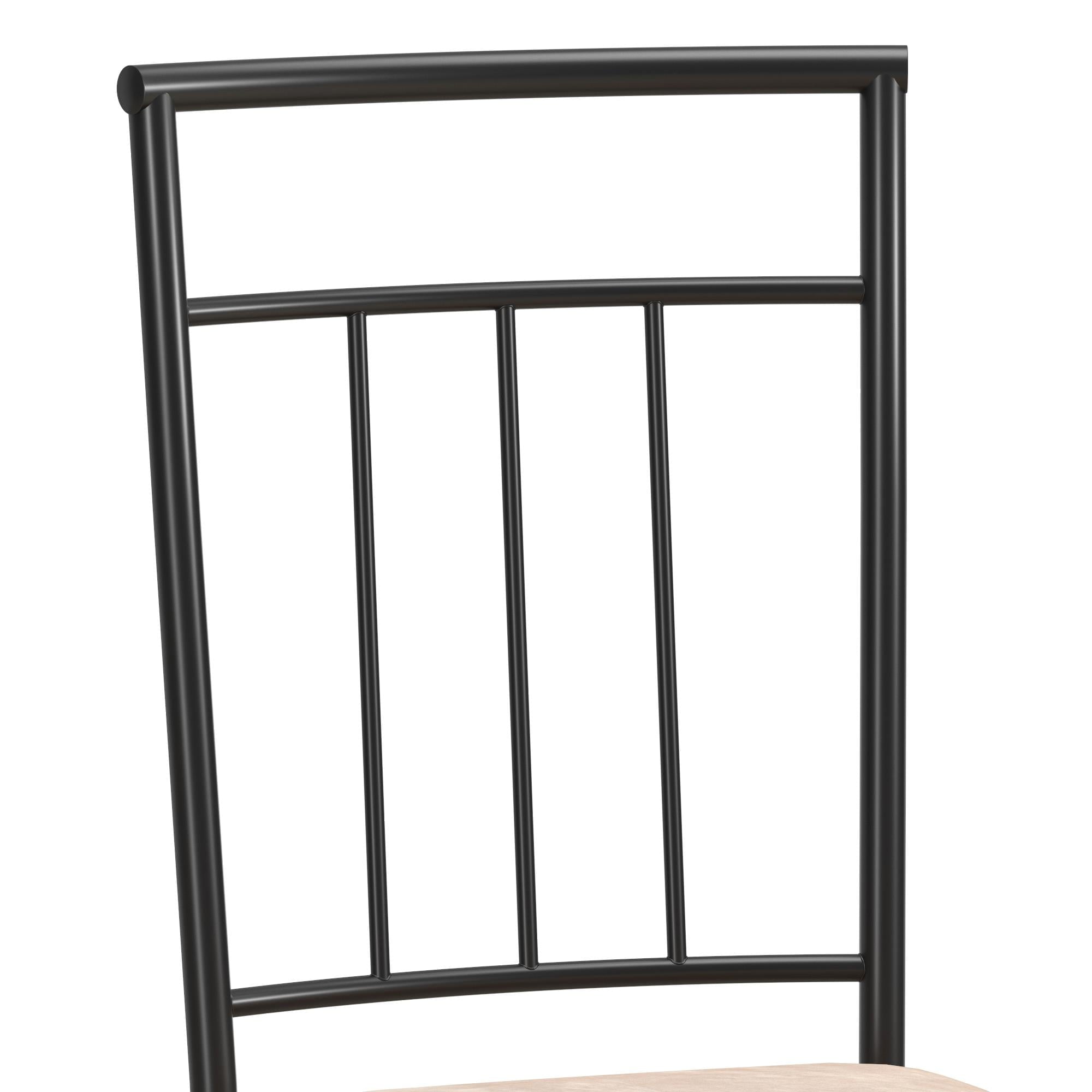 Mainstays Louise Traditional 5-Piece Wood & Metal Dining Set, Deep Walnut