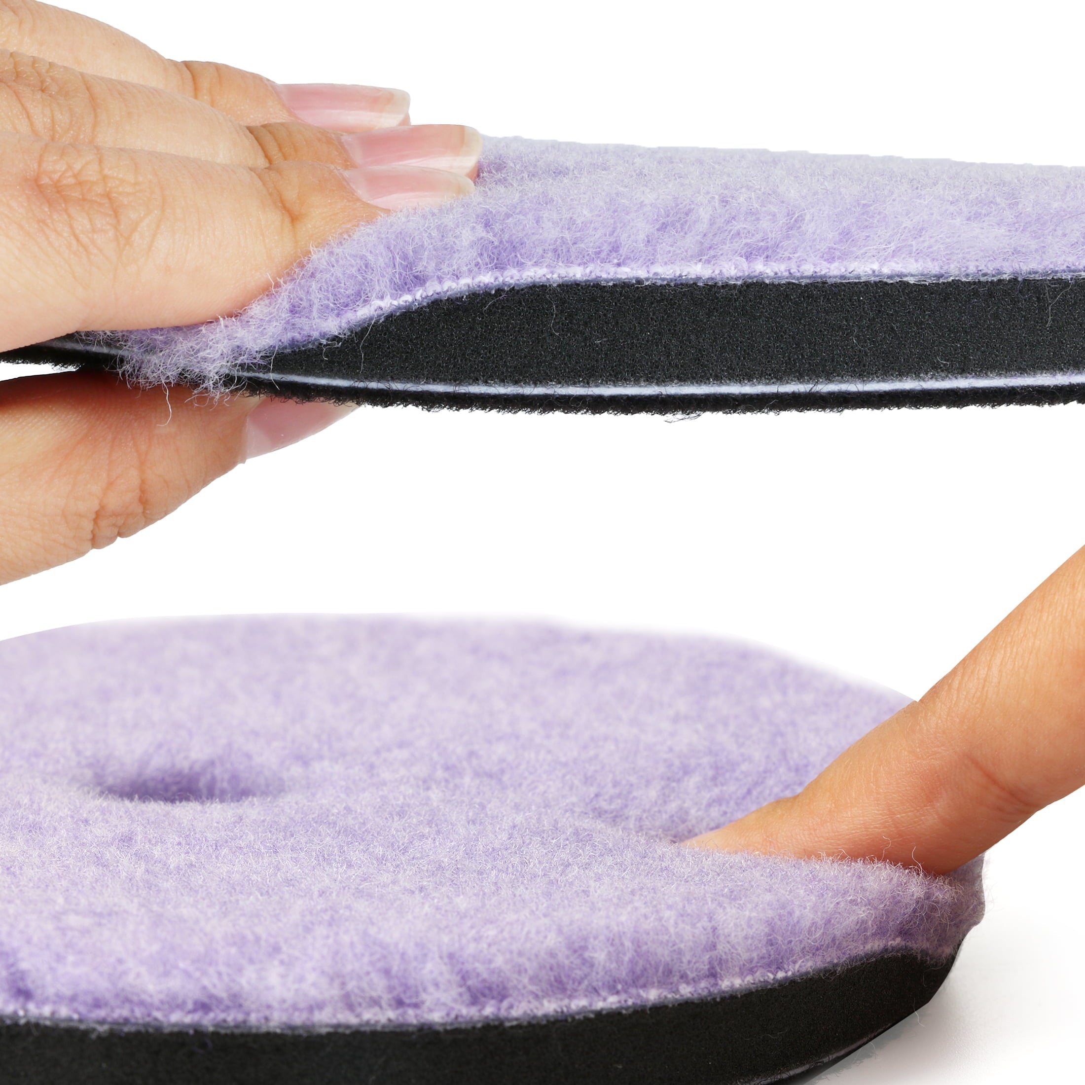 Lake Country Purple Foamed-Wool Buffing and Polishing Pad, 5.25