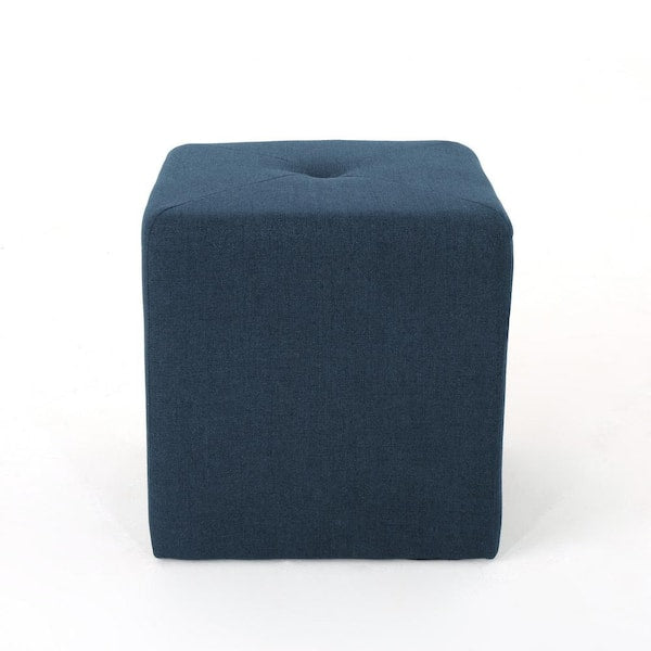 Cayla Navy Blue Ottoman