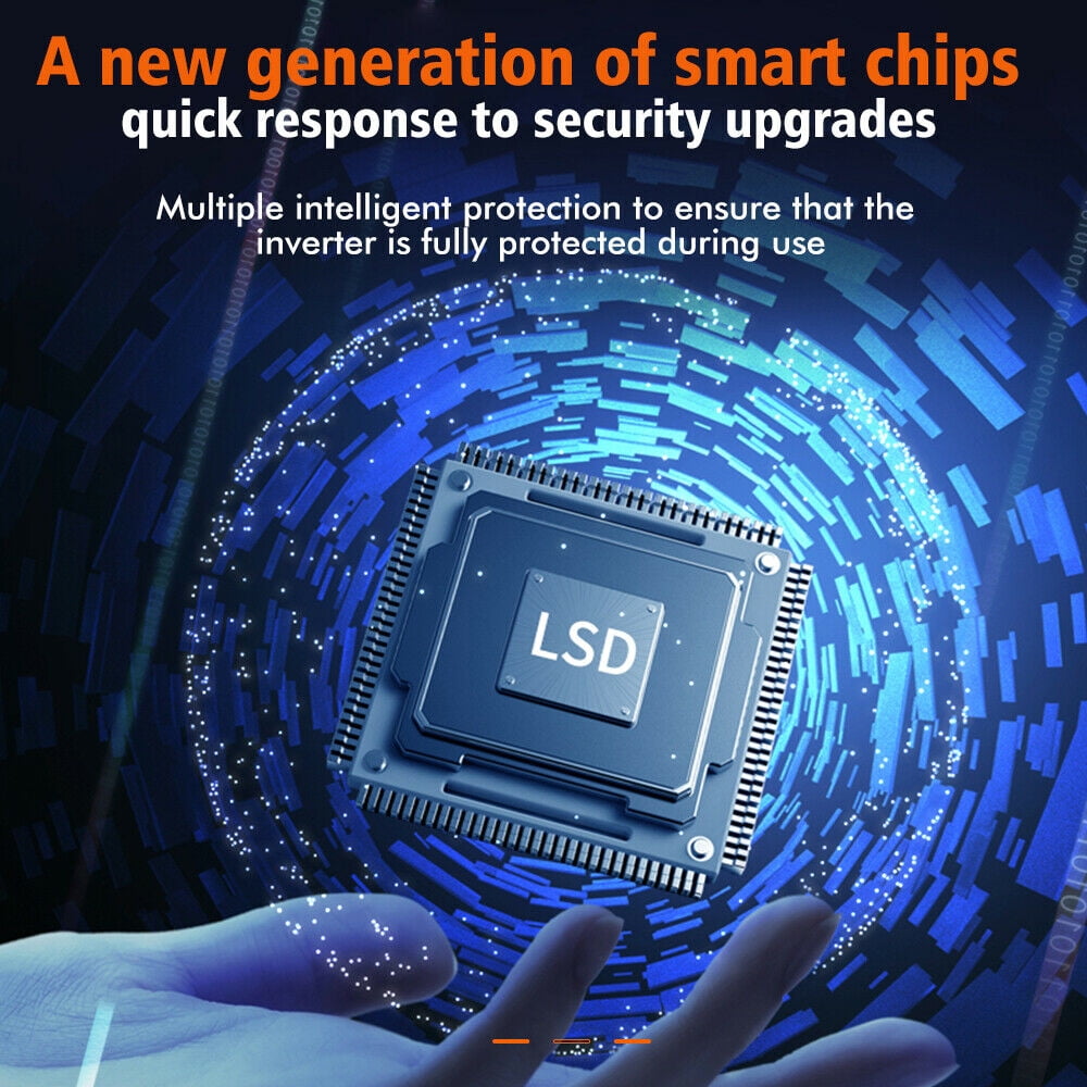 DFITO 6000W Power Inverters,6000W Car Power Inverter, 12v to 110v AC Converter with 1 AC Outlets 4.2A Dual USB Inverter and 1 Car Cigarette Lighter for Truck/RV Power Converter