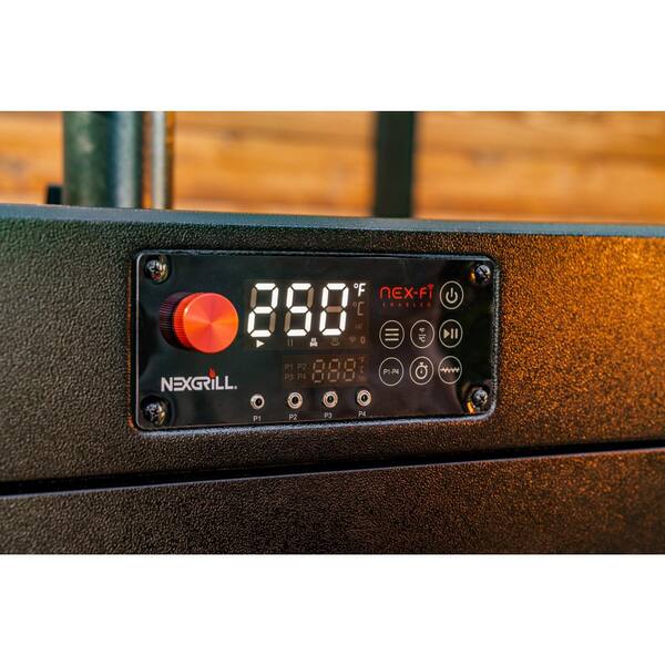 Oakford 1400 Pellet Grill Vertical Smoker in Black