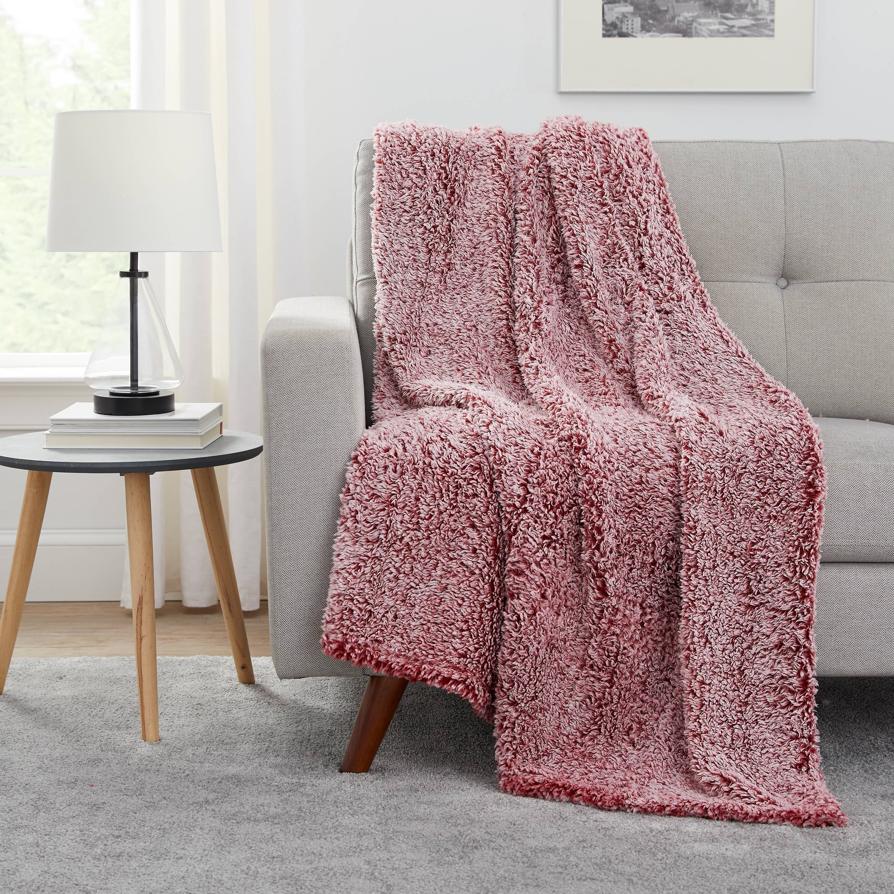 Mainstays Sherpa Throw Blanket, 50