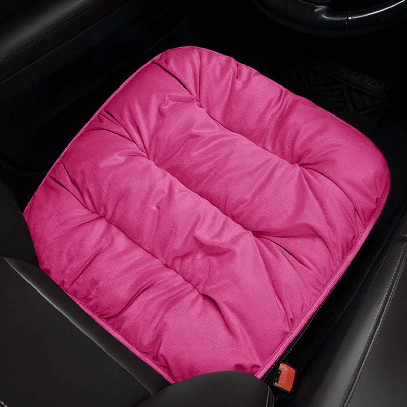 New Warm Cotton Flocking Car Seat Cushion Thickened Plush Free Bundle Single Piece Car Cushion Rear Row Seat Cushion
