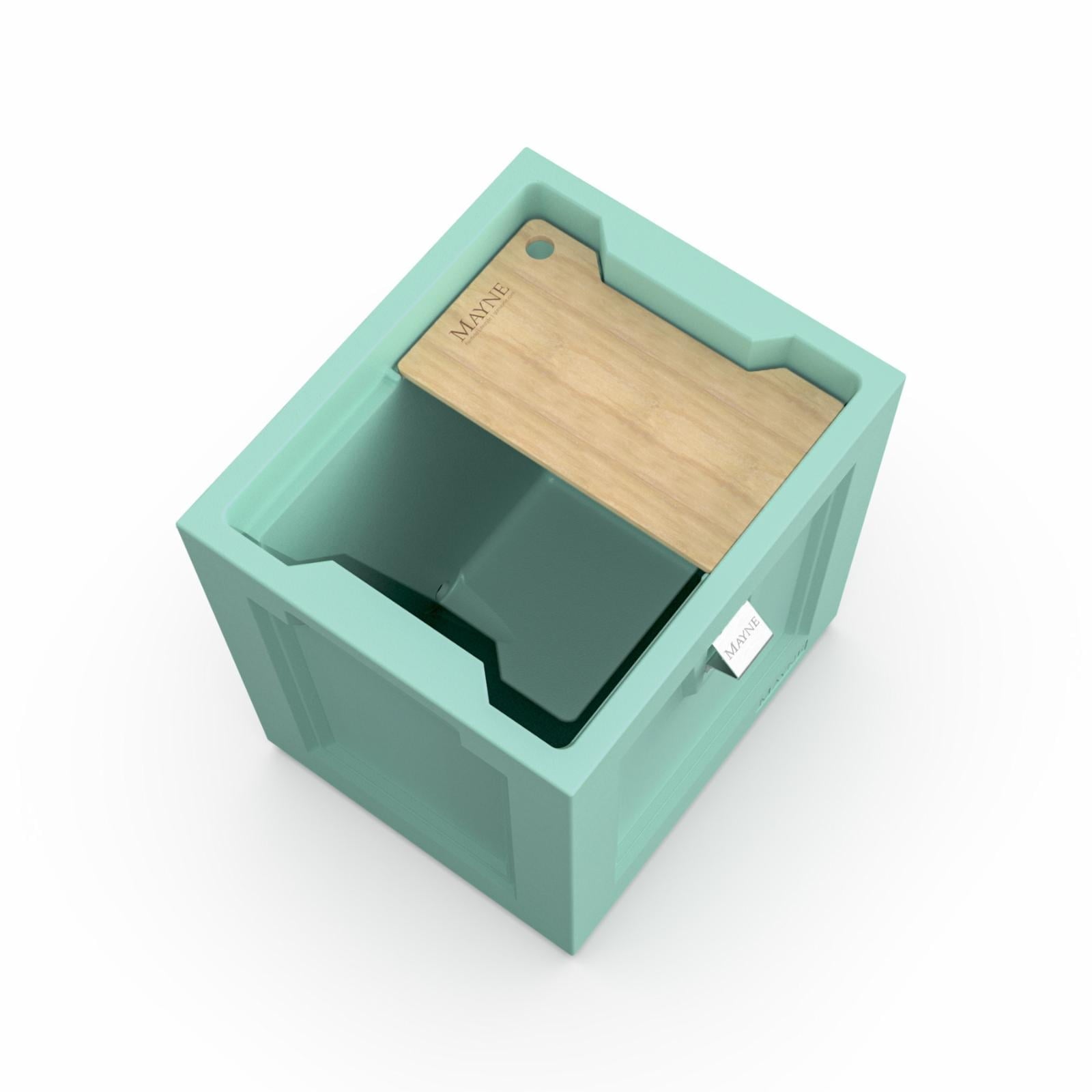 Mayne Fairfield 60 Can Polyethylene Cooler with Bottle Opener, White