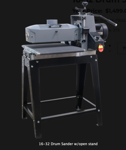 Supermax Tools 16-32 Drum Sander With Stand