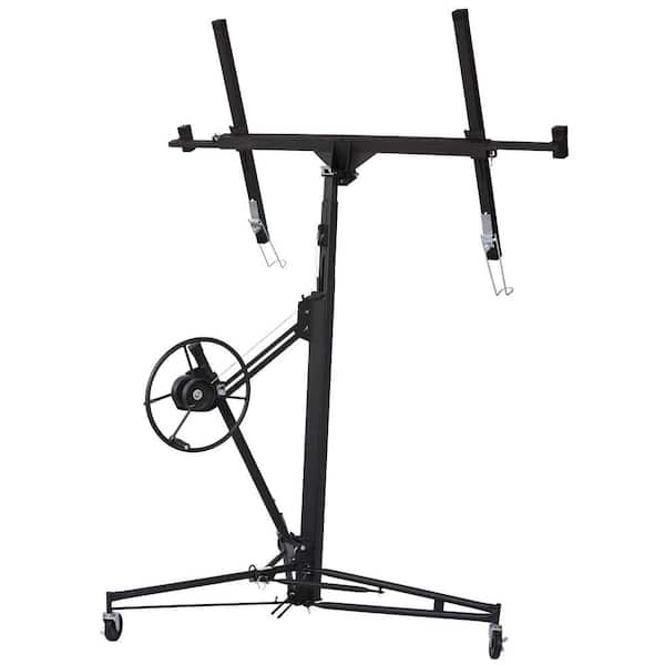 11 ft. Panel Hoist Jack Lifter Drywall Lift Panel Lift Drywall in Black