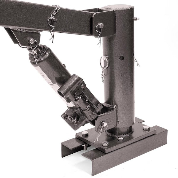 1100 lbs. Capacity 59.5 lbs. Hitch Class I Hitch Mounted Crane Hydraulic Lift Hoist