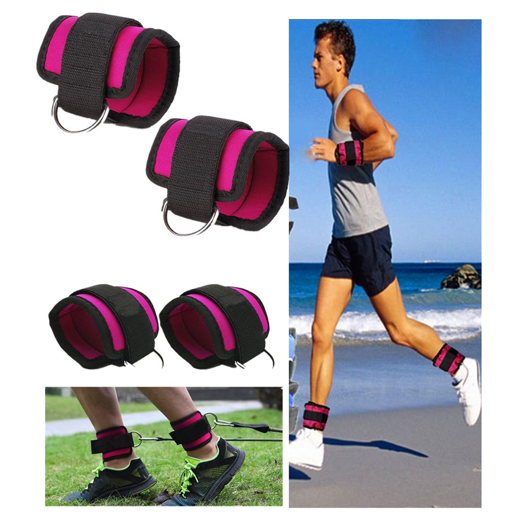 HEMOTON 2pcs Ankle/Wrist Weights (Rose Red)