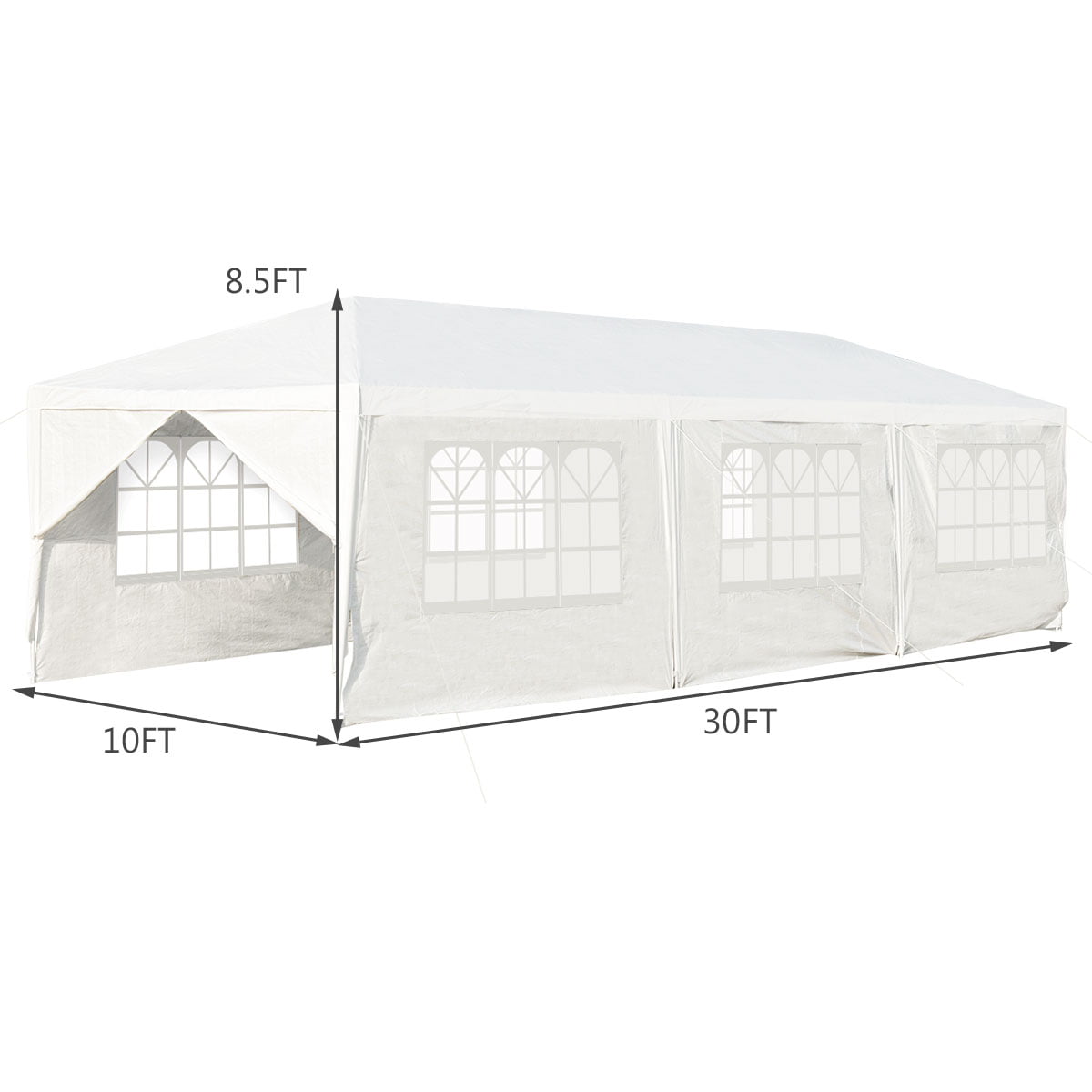 Costway 10'x30' Outdoor Party Wedding Tent Canopy Heavy duty Gazebo