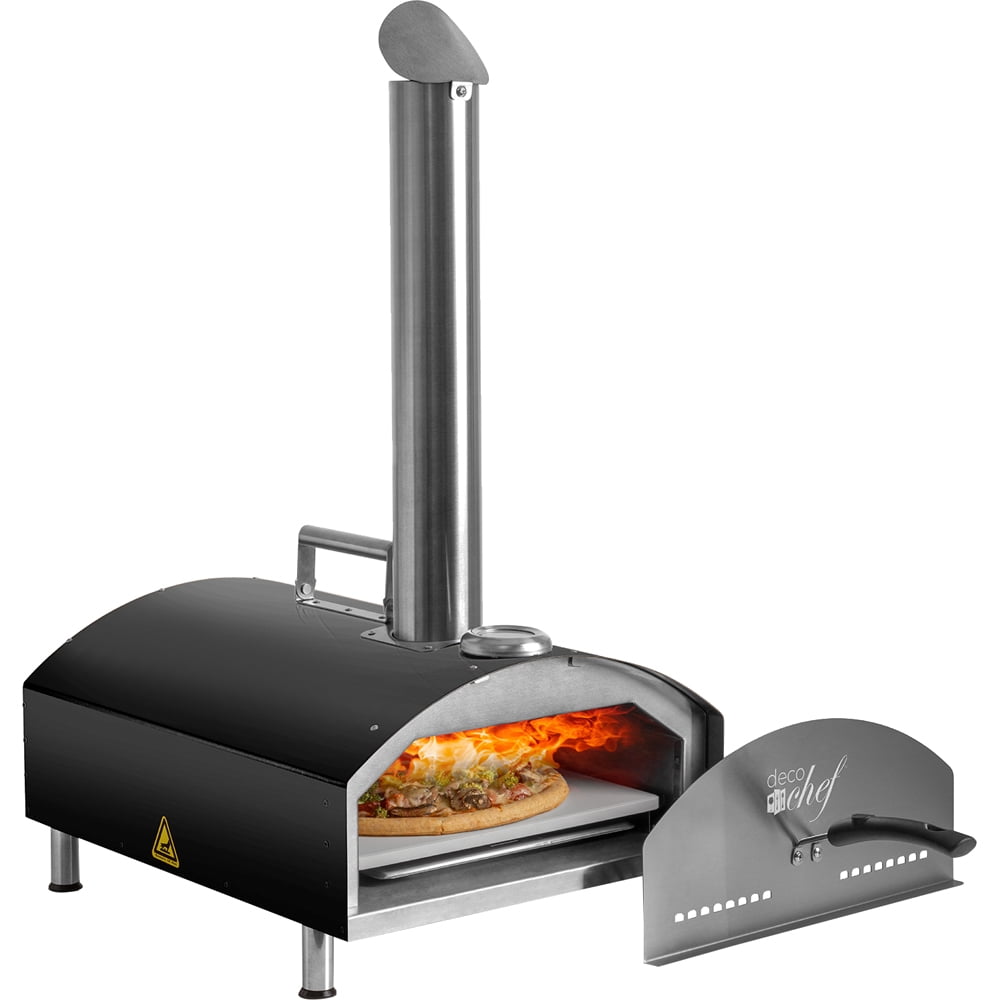 Deco Chef Outdoor Pizza Oven with 2-in-1 Pizza and Grill Oven Functionality, 13