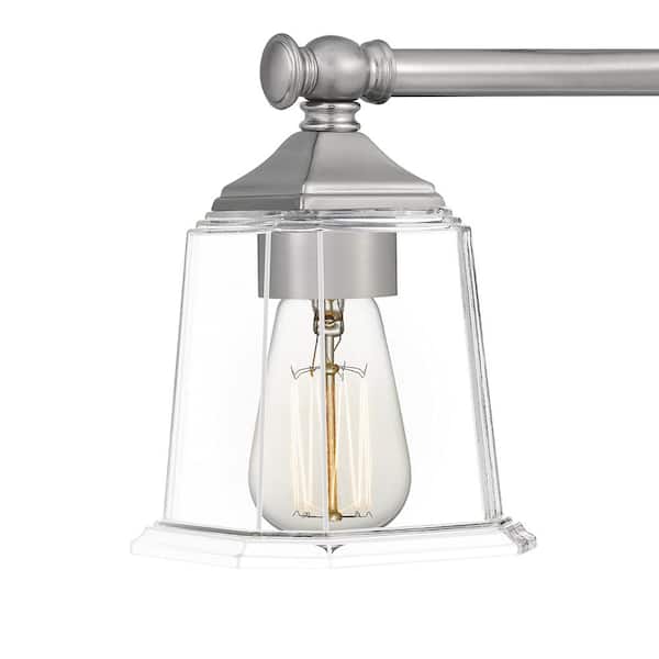 Nicholas 5-Light Brushed Nickel Vanity Light