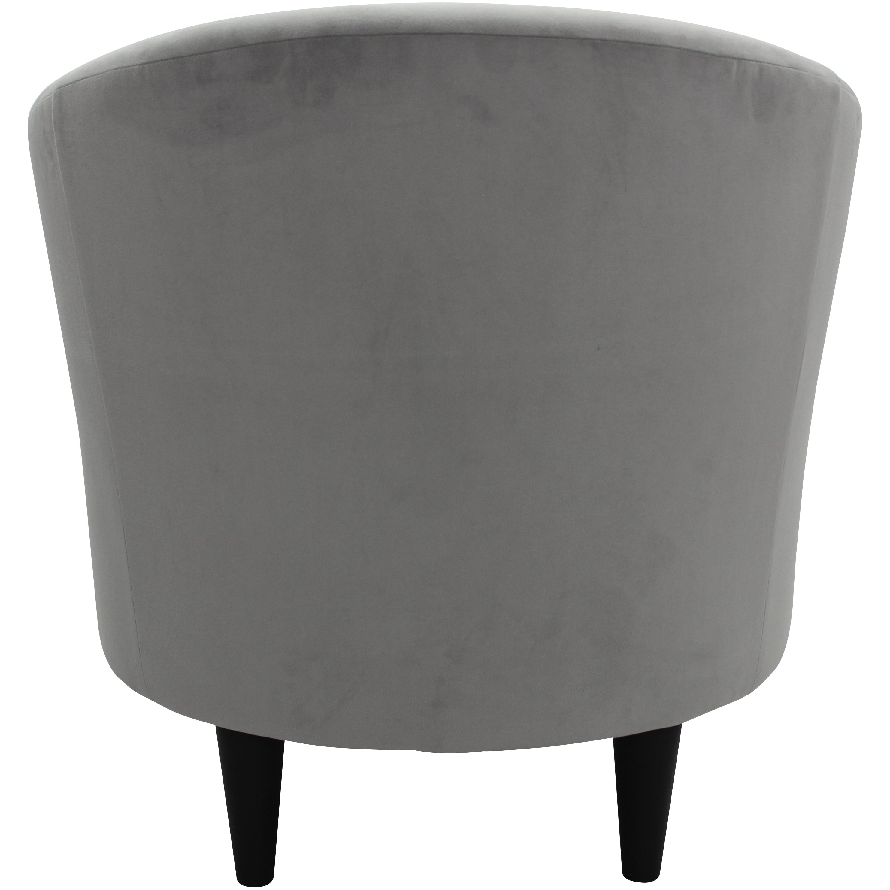 Mainstays Microfiber Tub Accent Chair, Dove Gray